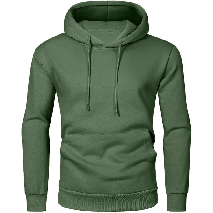 Чоловіча тепла зимова худі JMIERR з капюшоном та кишенями, бавовняний прогулянковий світшот на шнурку, колір B Зелений, розмір 5XL