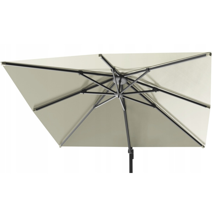 Парасолька садова з бічним стійкою GardenLine, бежева, 250 x 250 см