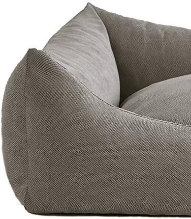 Софа для собак Sun: ліжко, килимок, корзина. 4 кольори, 6 розмірів. Сірий, 80x60 см