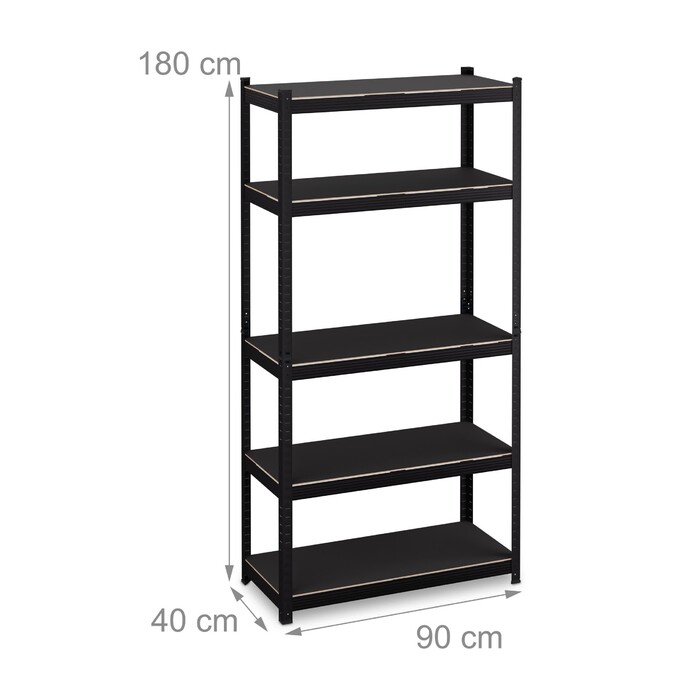 Relaxdays Heavy-Duty 5-Tier Shelf