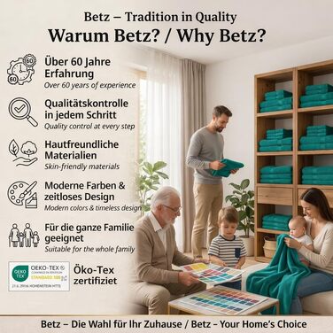 Набір рушників Betz Premium з 10 предметів, 100% бавовна, смарагдово-зелений (4 рушники 50x100 см, 2 банні 70x140 см, 2 гостьові 30x50 см, 2 рукавички)