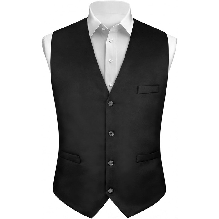 Чоловіча жилетка для весілля, офіційних заходів та ділового стилю, V-подібний виріз, XL