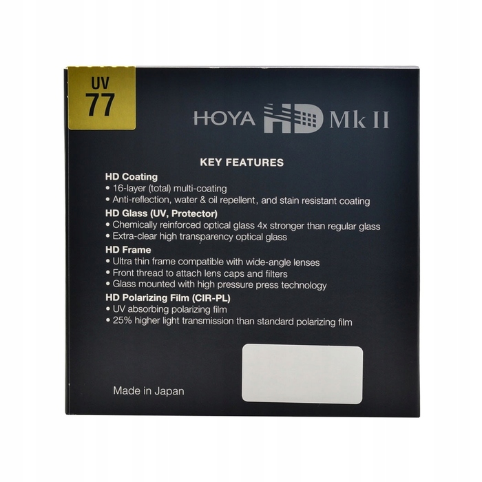 Ультрафіолетовий фільтр Hoya HD MkII 62мм