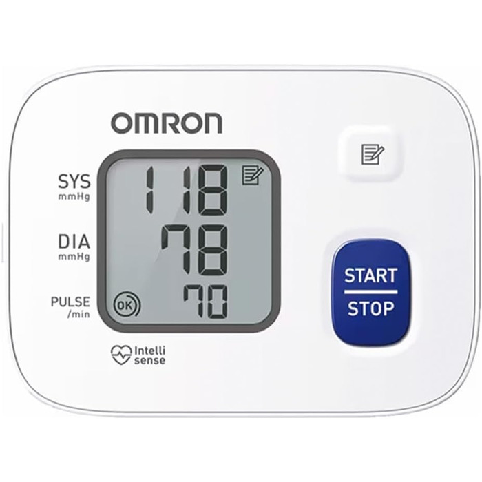 Тонометр на зап'ясті Omron RS2 - вимірювання артеріального тиску