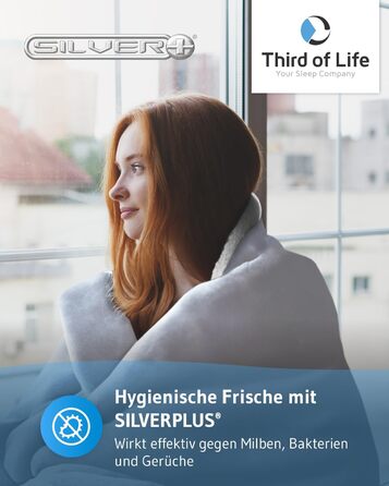 М'яка ковдра KAMI 150x200 см з кишенею для телефону та захистом від бруду - тепла плед для вітальні, дивану, ліжка (світло-сіра)