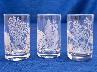 Набір чарок для горілки Art-Glass Myśliwskie, прозорі, 30 мл, 6 шт.