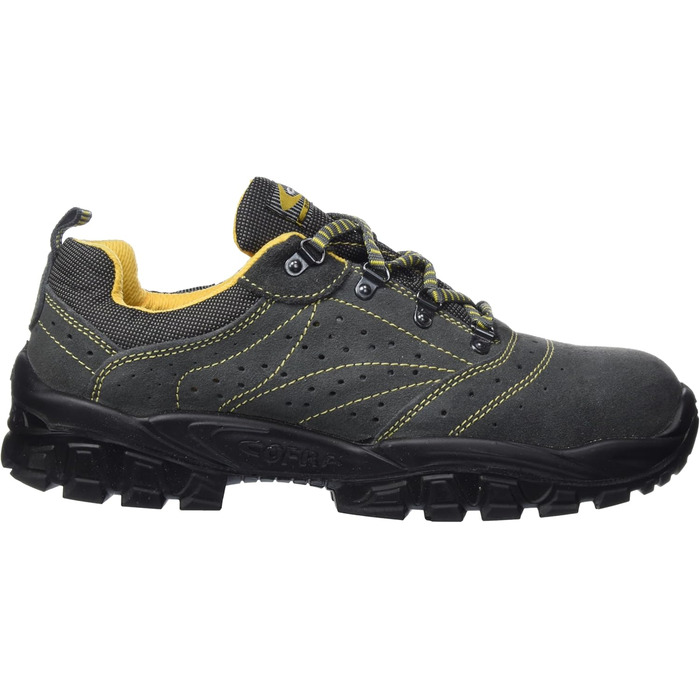 Робочі черевики Cofra NT090-000.W42 Tigri S1 P SRC, антрацит/жовтий, 42 (45 EU)