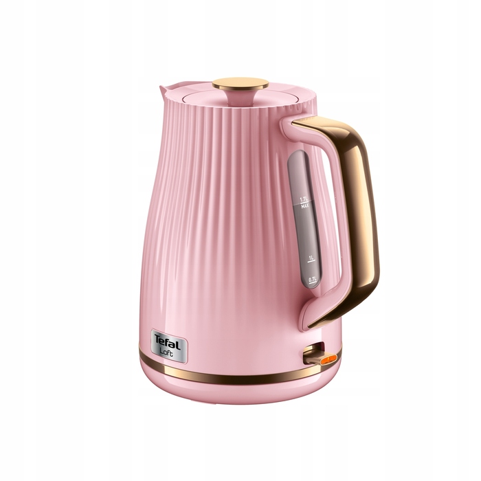 Бездротовий електрочайник TEFAL Loft KO2517, 2400 Вт, рожевий