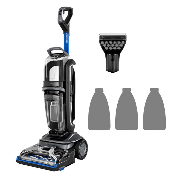 BISSELL Revolution HydroSteam: професійний мийний пилосос для килимів з парою, 1300W, 3670N