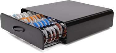 Організатор для капсул Tassimo (64 шт.) 2-в-1: тримач та підставка для машини, з вигнутим ручним заходом