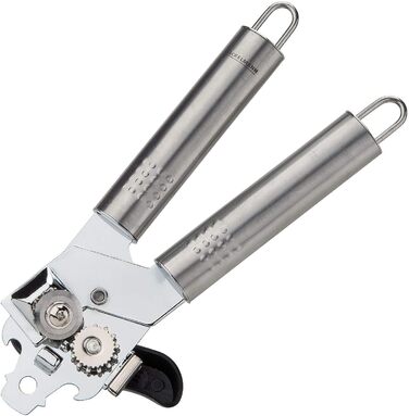 Fackelmann OVALGRIFF: Подрібнювач часнику з нержавіючої сталі з ергономічною ручкою (Срібло), 1 шт.
