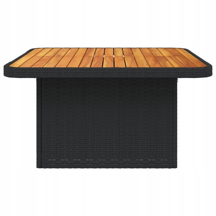 Квадратний стіл з техноротанга VidaXL, 80 x 80 x 71 см