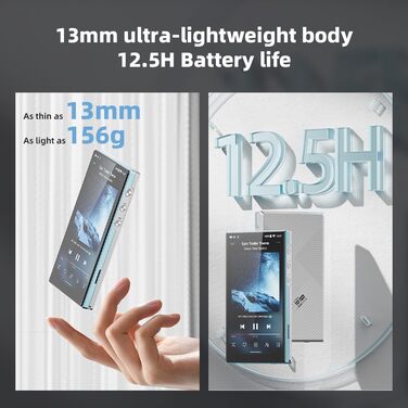 FiiO JM21 - портативний цифровий музичний плеєр, аудіоплеєр, чорний