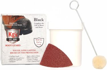 Kg's Boot Guard Brush on Toe Protection - Black