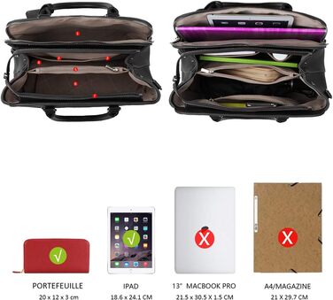 Сумка жіноча David Jones елегантна шопер (tote bag) з PU шкіри, чорна. Сумка через плече, багато відділень, для роботи та повсякдення