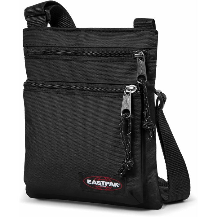 Сумка на плече EASTPAK RUSHER, 122 см, 11.8 л, чорна