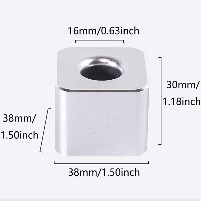 TopHomer Mini Pencil Holder for Desk, Aluminum Alloy, Pen Stand, Single Pen Holder, Desktop, Creative Ornament, Desktop Organizer for Office, School, Home, Toothbrush Holder, 4 Pack