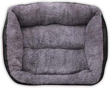 Килимок для кота та собаки AcserGery: м'яке ліжко, теплий лежак, чорний колір