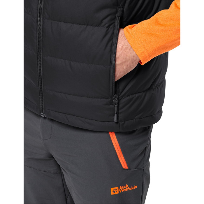 Жилет чоловічий Jack Wolfskin Ather Down M Rds, чорний, XL