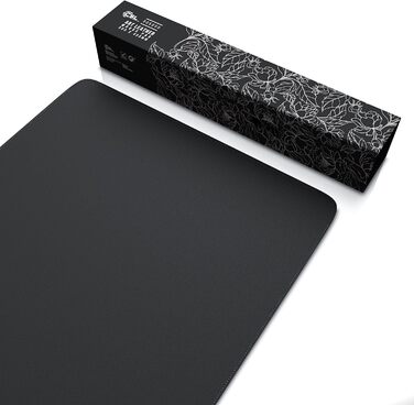 CSL Килимок для миші XXL для столу з екошкіри та корку 800x400 мм – чорний