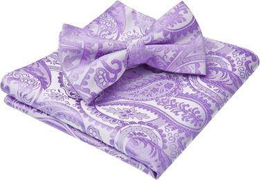 Метелик HISDERN для чоловіків, однотонний, регульований, для вечірки/весілля (фіолетовий)