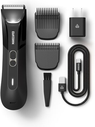 Електричний тример для тіла MANSCAPED Lawn Mower 4.0 PRO, водонепроникний, SkinSafe, USB-C зарядка, для чоловіків, дорожній замок
