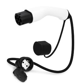 Адаптер зарядного пристрою для електромобіля, тип 2, кабель Schuko 3.5kW 16A, 0.5м, 250V, водо- та пилонепроникний