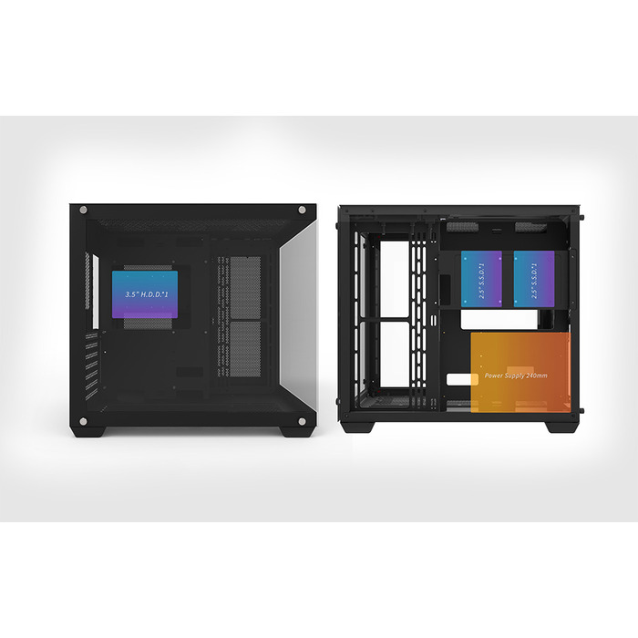 Корпус DarkFlash C285P Cube Case, чорний