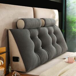 Підголовник для ліжка Keilkissen: Зручний трикутник для підтримки спини та шиї (80x50x20 см)