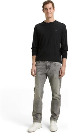 Джинси чоловічі Tom Tailor TTMARVIN Straight (38W/34L, світло-сірий денім з еластаном)