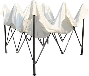 All Seasons Gazebos Pavilion, 2 x 2 m, robust, completely waterproof (Cream)