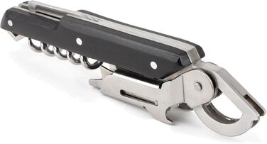 Peugeot corkscrew with bottle opener and cap cutter, Clavelin, stainless steel/ABS, 14 cm, 200428