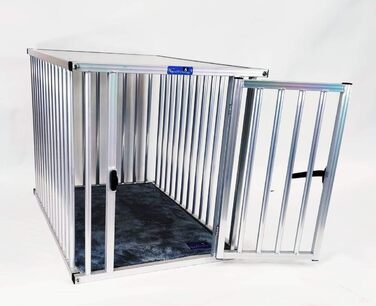 Callieway® ALU DOGBOX - Алюмінієва переноска для собак (XL) 95 x 66 x 70 см