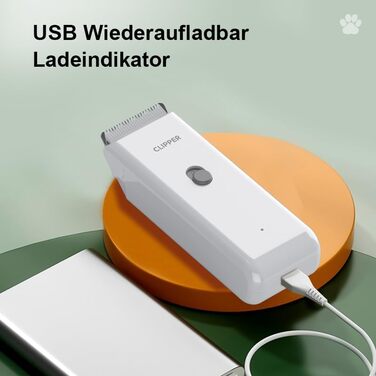 Набір для стрижки собак та котів ENSSU: бездротовий, акумуляторний, для собак, котів, кошенят, цуценят. Зелений