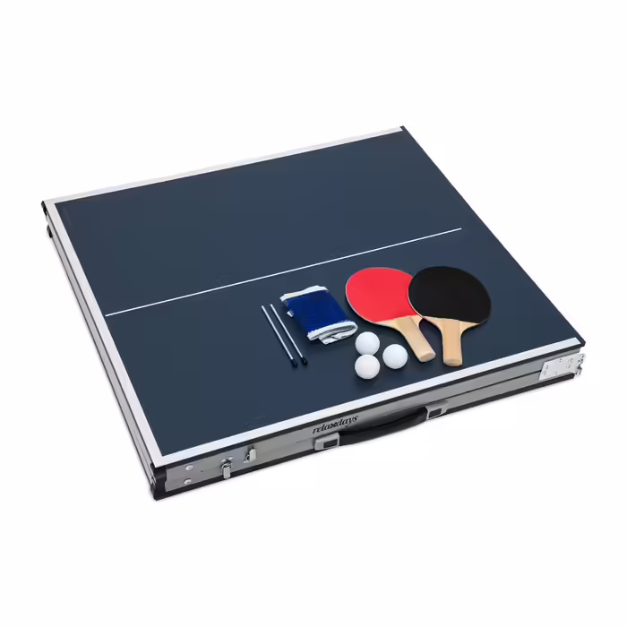 Relaxdays Folding Table Tennis Table with Accessories