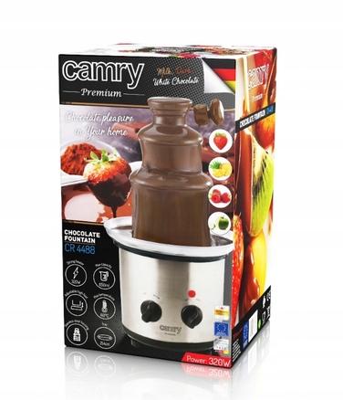 Шоколадний фондан на 3 яруси, 0,65 л, Fondue 320 Вт