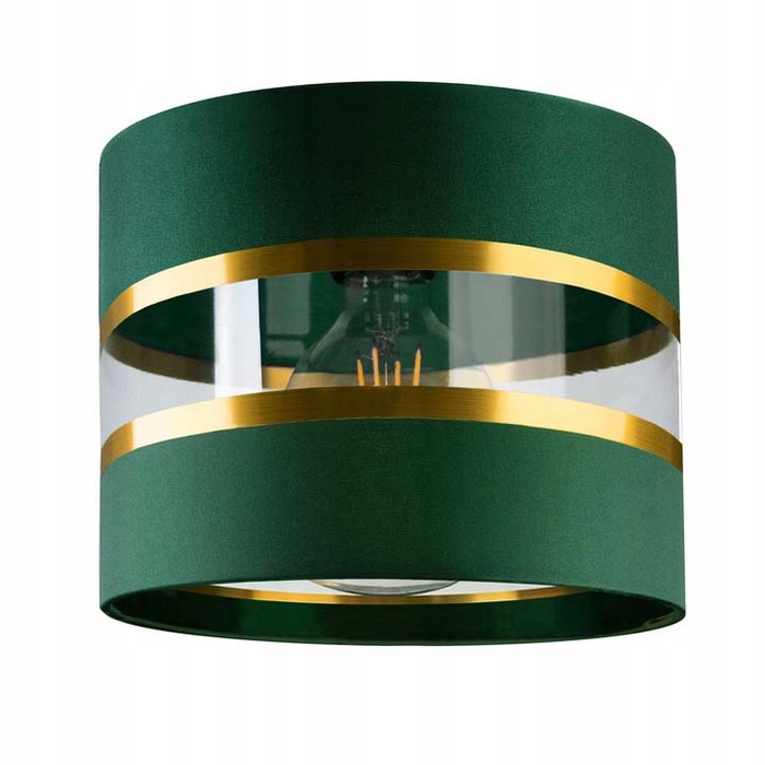 Підвісна люстра ZWIS з зеленим абажуром, 3xE27