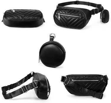 Жіночий гаманець UTO з PU шкіри, багатофункціональний на замку, клатч для телефону (1285, чорний)