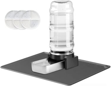 Автоматичний диспенсер води для собак великих порід Marchul 8.6L з мискою та килимком, 3 фільтри