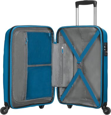 Чемодан American Tourister Bon Air Spinner S, 55 см, 31.5 л, червоний (Seaport Blue)