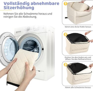 Автокрісло для собак GL GLENSLAVE: зручне та безпечне автокрісло для маленьких собак з підкладкою та сумкою для зберігання (Бежевий)