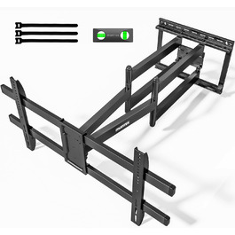 Кріплення для телевізора monTEK 1080mm для 43-90 дюймів (Flat/Curved), до 60 кг, поворотне та нахильне, VESA 800x400 mm