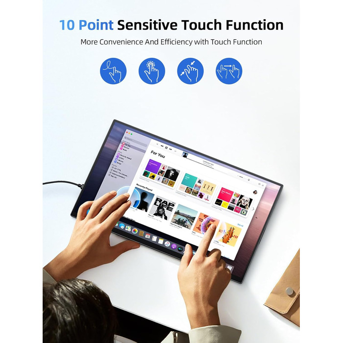 UPERFECT Монітор Портативний 15.6