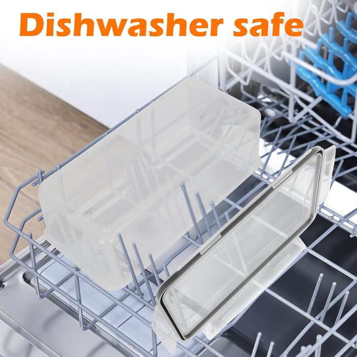 Набір контейнерів для зберігання Withosent 24 шт. з кришкою, пластикові, для борошна, мюслі, кукурудзяних пластівців, з етикетками та ложкою (2L 1.6L 0.8L)