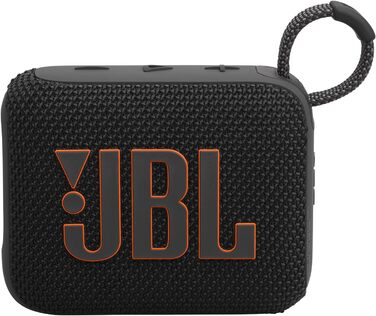 JBL Go 4 Black – Портативна Bluetooth колонка з глибоким басом, захистом від води та пилу, до 7 годин роботи