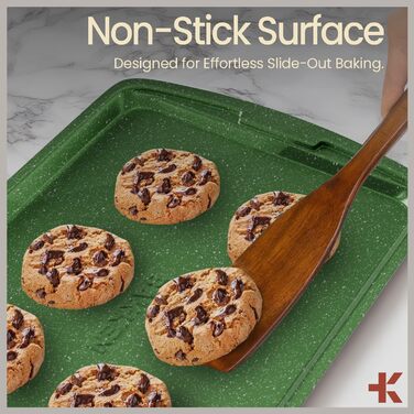 Набір форм для випічки Royal Blue (10 шт), з антипригарним покриттям, з вуглецевої сталі, стакесний, економний, придатний для миття в посудомийній машині, стійкий до бруду, без PFOA/PFOS/PTFE, термостійкий до 230°C