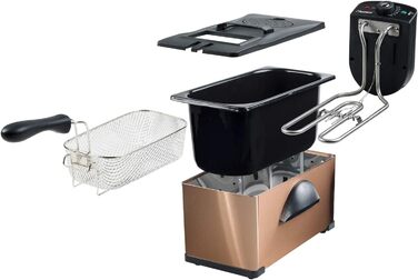 Bestron Oil Fryer with Cold Zone Technology