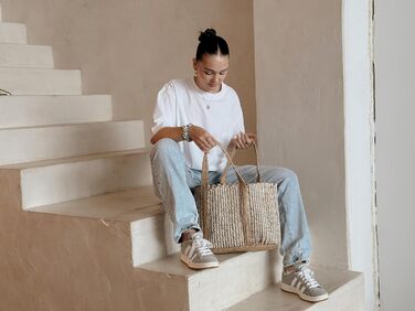 Decorasian Jute Shopping Bag – Jute Bag – Shopping Bag in Boho Style – Ibiza Bag