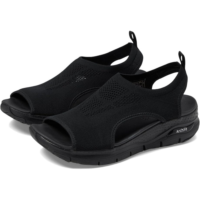 Skechers Arch Fit City Catch - жіночі сандалі, чорні, 40 EU, з підтримкою стопи