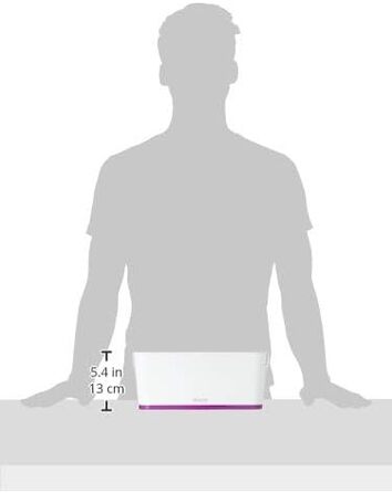 Leitz MyBox Велика біла коробка для зберігання з кришкою, непрозора, пластикова